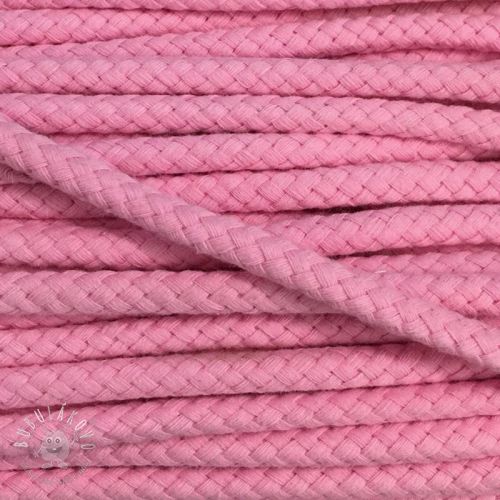 Bavlnená šnúra 8 mm light pink
