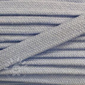 Bavlnená šnúra plochá 17 mm modrá bledá