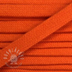 Bavlnená šnúra plochá 17 mm oranžová