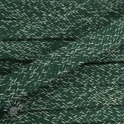 Bavlnená šnúra plochá 20 mm Melir green