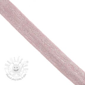 Lemovacia guma glitter 20 mm rose