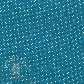 Bavlnená látka Petit dots indigo