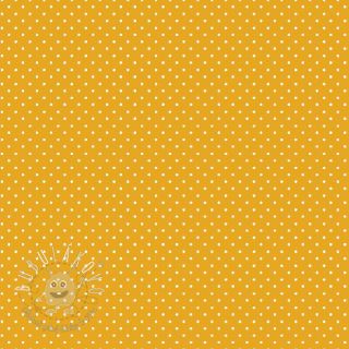 Bavlnená látka Petit dots yellow