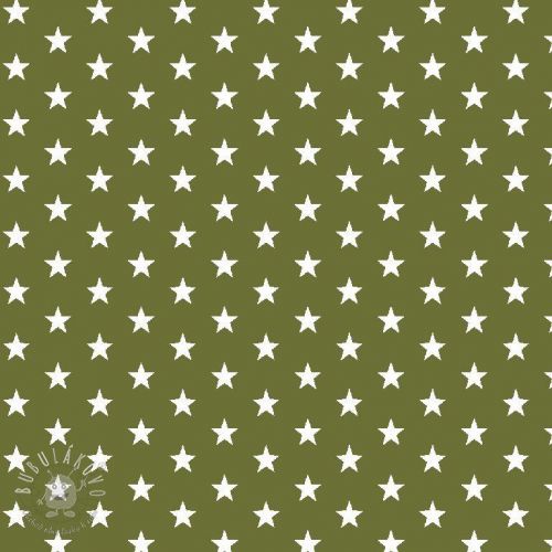 Bavlnená látka Petit stars green