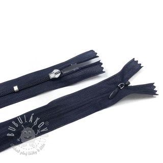 Zips krytý nastaviteľný 60 cm dark blue