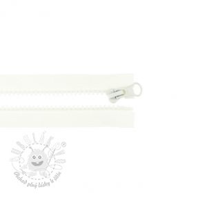 Zips deliteľný 65 cm off white