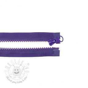 Zips deliteľný 55 cm purple