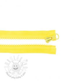 Zips deliteľný 75 cm yellow