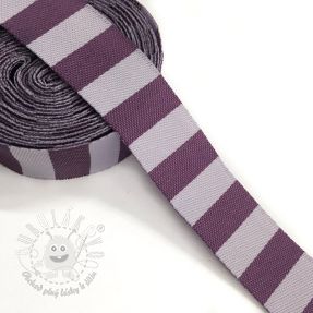 Stuha Stripe purple