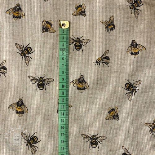 Dekoračná látka Linenlook premium Bumblebees