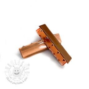 Kovová koncovka 40 mm copper