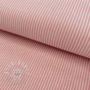 Dekoračná látka DOBBY Colored stripe blush
