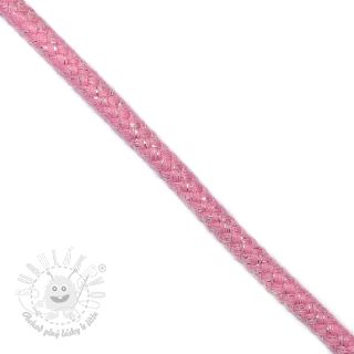 Lurexová šnúra 10 mm pink