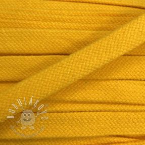 Bavlnená šnúra plochá 20 mm yellow