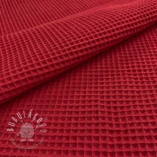 Bavlna s vaflovou väzbou red