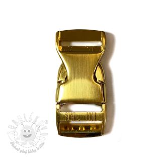 Kovová spona trojzubec 25 mm gold