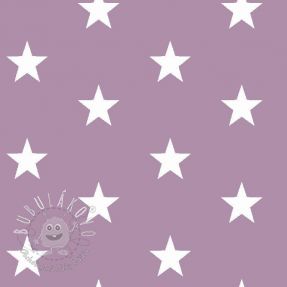 Bavlnená látka Stars lilac