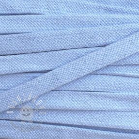 Bavlnená šnúra plochá 20 mm light blue