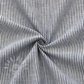 Ľan s bavlnou Lira medium stripe jeans