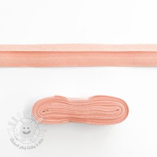 Lemovací prúžok bavlna - 3 m salmon