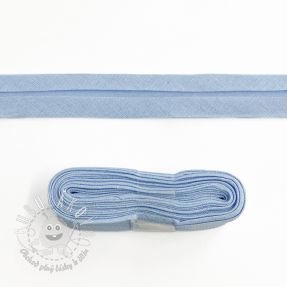 Lemovací prúžok bavlna - 3 m old blue