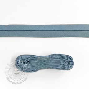 Lemovací prúžok bavlna - 3 m steel blue