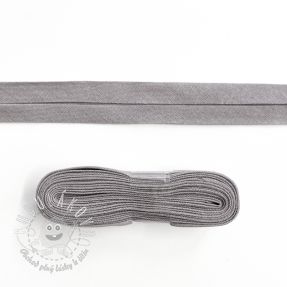 Lemovací prúžok bavlna - 3 m light grey