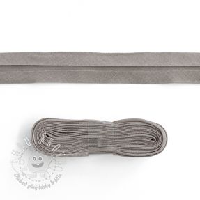 Lemovací prúžok bavlna - 3 m grey